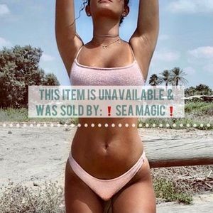 Triangl Mica Blush Sparkle Bikini Set